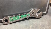 SASKATCHEWAN ROUGH RIDERS &ldquo;CRESCENT WRENCH&rdquo; HANGER