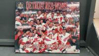 1997 DETROIT REDWINGS STANLEY CUP CHAMPIONS PICTURE