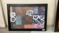 ABSTRACT PICTURE - HANGS HORIZONTALLY