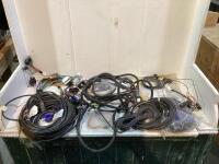 SHOP BOX OF MISC ELETRIC WIRES