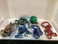 PAIL OF ASSORTED STRAPS