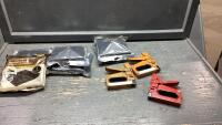 BOX WITH (6) POST CAPS + (3)STAPLERS