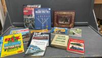 BOX W/ TRAIN BOOKS