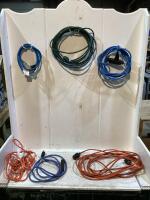 SHOP BOX OF ASSORTED EXTENSION CORDS