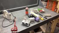 PAINTING SUPPLY - ROLLERS, BRUSHES, PAINT MIXER, BUFFER, CHALK LINE PAINT
