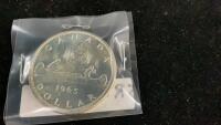 1965 CANADA DOLLAR COIN