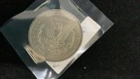 1884 AMERICAN DOLLAR COIN - ZERO MARK