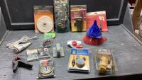 FUNNELS, HOLE SAW KIT, ANTENNA BOOSTER, MINI TORCH, BUFFING WHEEL, ENGRAVER