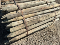 Bundle of fence posts