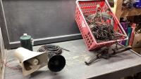 ANIMAL TRAPS, HORNS , CABLE