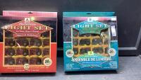 (2) DECORATIVE LIGHT SETS - AGCO + JOHN DEERE
