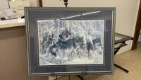 LARGE WOLF PICTURE