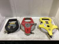 (3) TAPE MEASURES