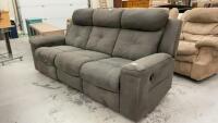 DARK GREY RECLINING SOFA