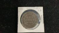 1882 H CANADA LARGE ONE CENT