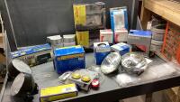 BOX OF ASSORTED LIGHTS - AUTO , YARD + HOME