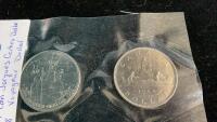 (2) CANADA DOLLAR COINS - 1968 & 1984