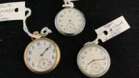 (3) POCKET WATCHES - NEED REPAIR