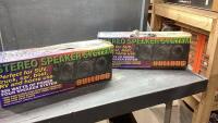 (2) BULLDOG STEREO SPEAKER SYSTEMS - AUTO