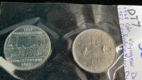 (2) CANADA ONE DOLLAR COINS - 1968 & 1982