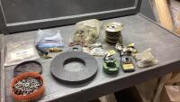 MAGNETIC TAPE, MISC BOLTS, BEARINGS, CASE WASHERS, LIFT ARM ENDS + INSERTS