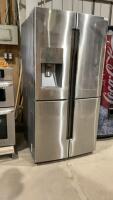 SAMSUNG DOUBLE DOOR FRIDGE W/ DOUBLE DOOR FREEZER