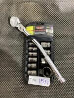 RAPID-READ 10PCS 3/8" DR.SAE SOCKET SET