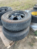 Set of four Toyota tires, and rims - 2