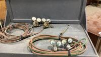 ACETYLENE HOSES, GAUGES ANDE TORCH