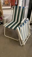 (2) FOLDING LAWN CHAIRS