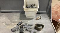 PAIL WITH ASSORTED FITTINGS