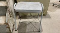 SINGLE GREY STOOL