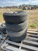 Set of 416 inch tires and rims