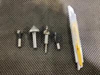 (5) ASSORTED SAW BLADES & DRILL BITS