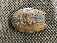 METAL BELT BUCKLE CARLSBERG