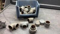 BIN OF ASSORTED FITTINGS