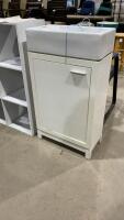 SMALL FOREMOST VANITY. - SINK & BASE