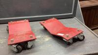 (2) MOTORCYCLE DOLLIES