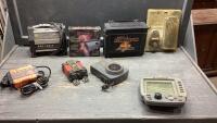 TUB W/ ELIMINATOR INVERTER , SEED HAWK SCREEN, CHARGER, BLOCK HEATER TIMER