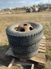 Set of six dually rims and tires - 2