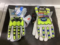 (2) PAIRS OF BOB DALE GLOVES L/G & X2L/2TG