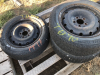 Three Cooper 16 inch car tires