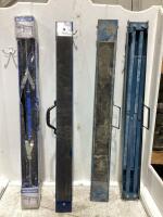 (2) MASTERCRAFT SAWHORSES & (2) UNBRANDED SAWHORSES