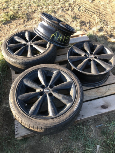 Four Cooper wheels and 2 tires