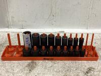 SAE MIXED SOCKET SET OF WESTWARD & SNAP-ON 18PC