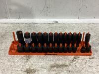 METRIC GREY PNEUMATIC SOCKET SET 26PC