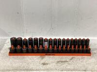 METRIC MASTERCRAFT, WESTWARD & SNAP-ON SOCKET SET 41PCS