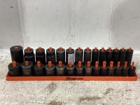SAE MASTERCRAFT & SNAP-ON SOCKET SET 32PCS