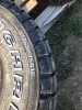 Three truck tires on trailer rims - 3