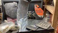 MUD FLAPS, ALUMINUM GRILL MESH, MUD FLAP HANGERS , MUDFLAP FENDER FLARE COMBO